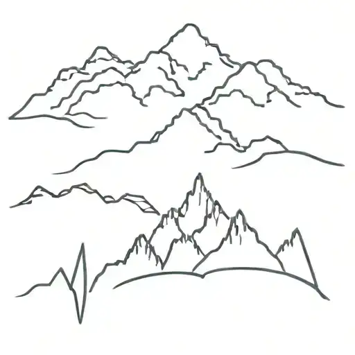 Heartbeat Mountain Love Mom