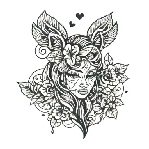 Baby Girl With Heart