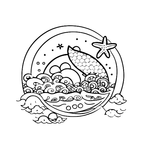 Moon And Beach For Chest