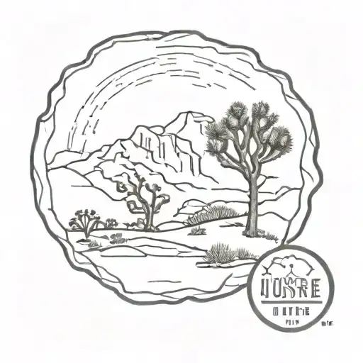Joshua Tree Inside Stamp