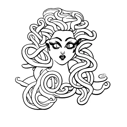 Medusa As A Pinup Girl