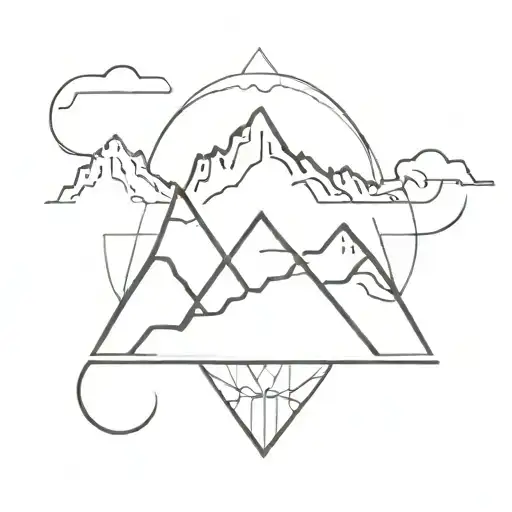 Mountain With Infinite Symbol Incorporated