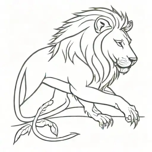 A Bird Turning Into A Lion