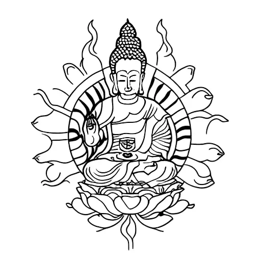 Buddha Piratenschiff Anker