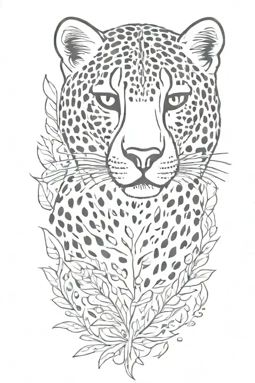 Minimalistic Cheetah Running