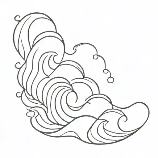 Waves Black And White