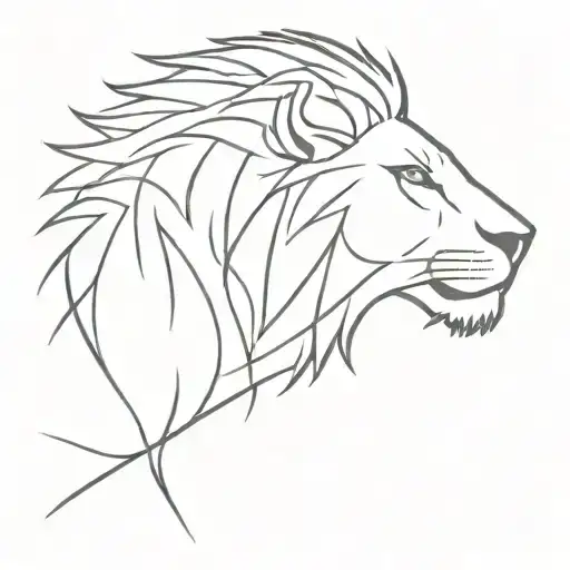 A Bird Transforming Into A Lion