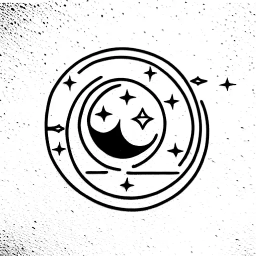 Sun And Moon And Stars