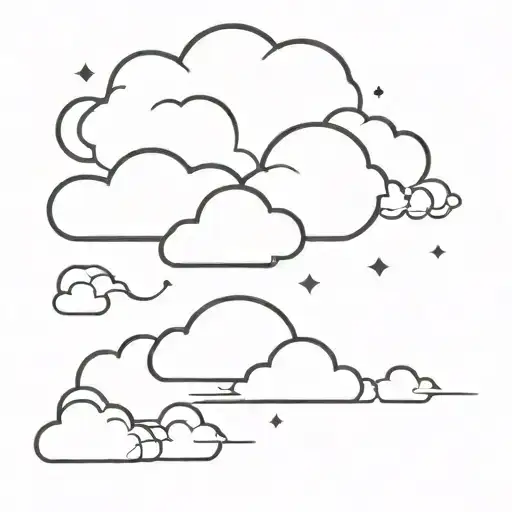 Cloud Background Black And White