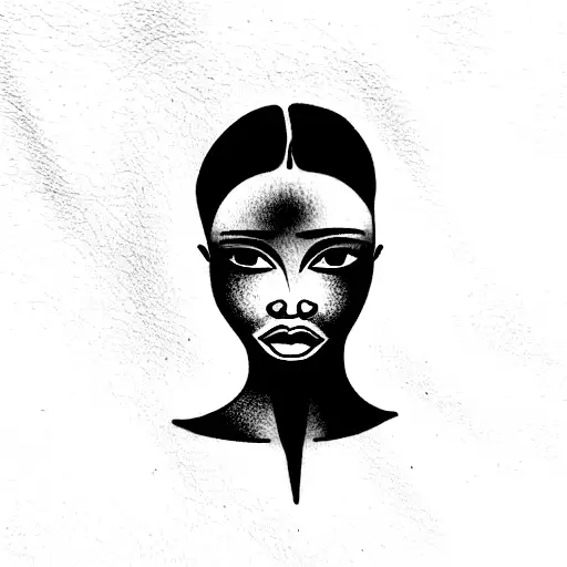 African Woman With Long Neck