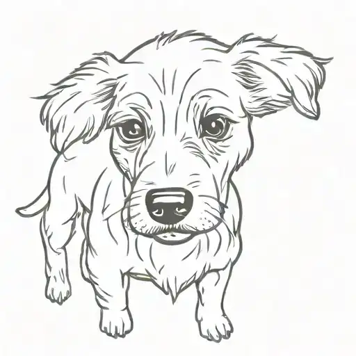 I Want This Name Laddoo To Look Like Groodle Dog