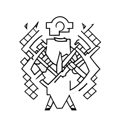 A Man Fighting Off 3 Dark Figueres With A Weapon Representing Knowlage