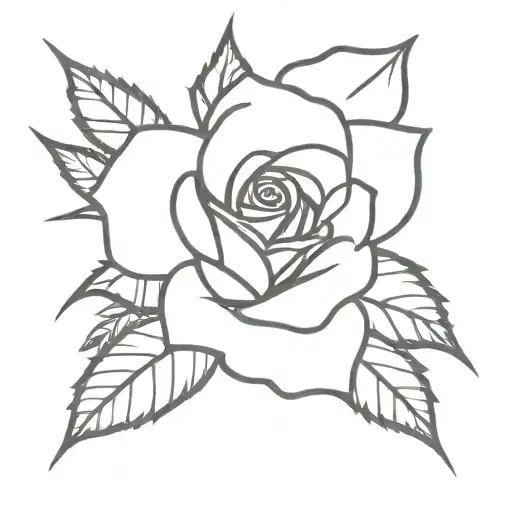 A Rose With A Thorny Stem