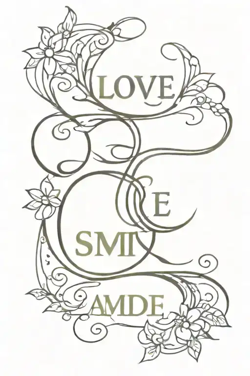 Name Combined Together Representing Love Amodh And Smita