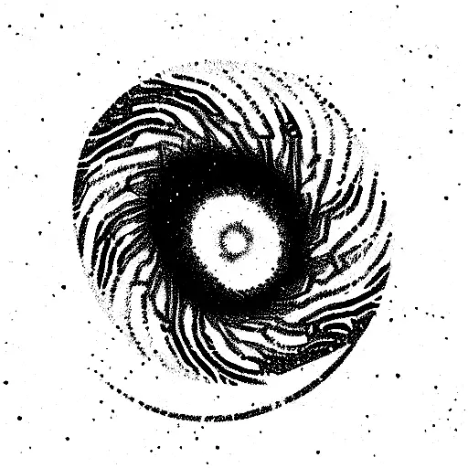 Fingerprint Turned Into A Spiral Galaxy