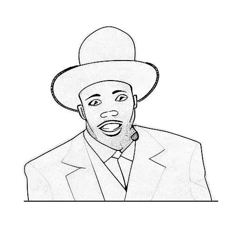 A Black Man In A Suit And Hat