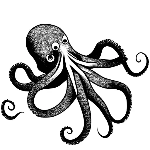 Octopus With 8 Number