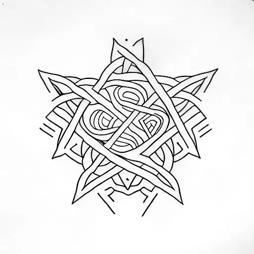 Matching 4 Point Star