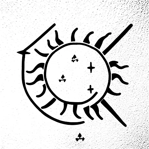 Sun With Arrows