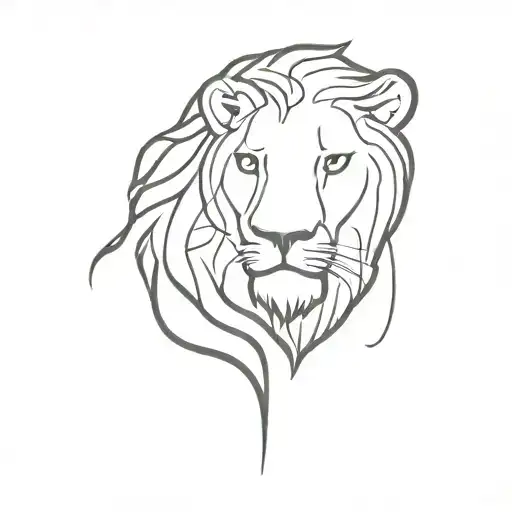 Lion Head With Name Michael Holding Open Book Surrounded