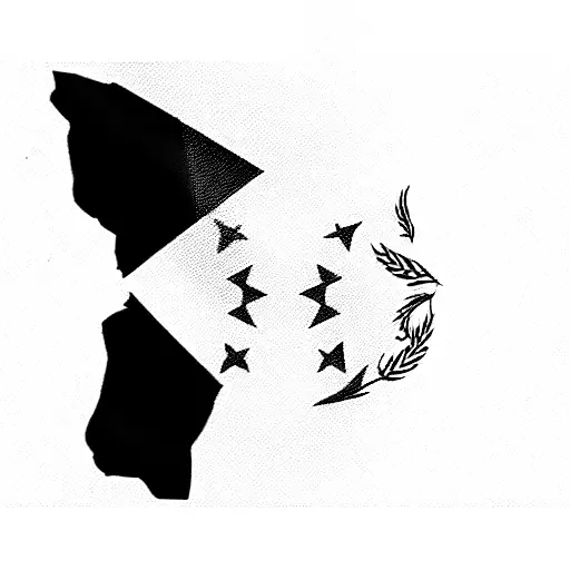 Lebanese Flag And Italian Flag