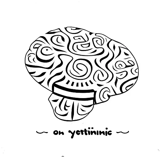 A Rock With A Meaningful Quote Carved Into It