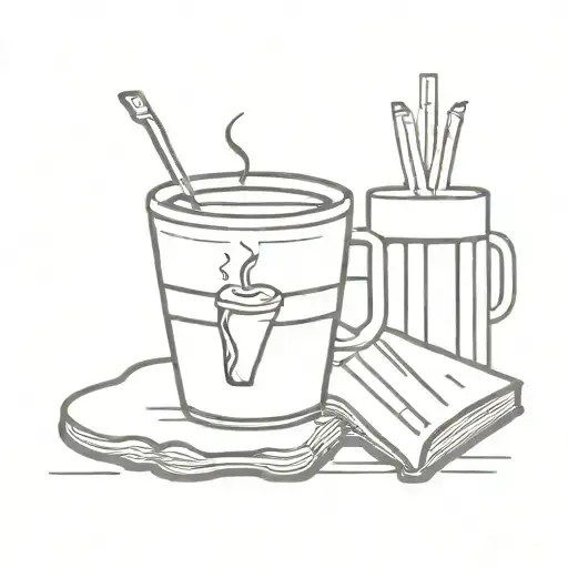 Books And Coffee And Mug