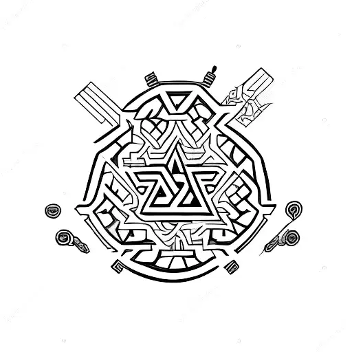 Traditional Gaming Symbols In A Triad Pattern