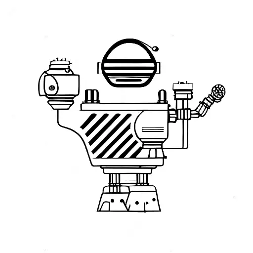A Futuristic Robot Holding A Cup Of Coffee