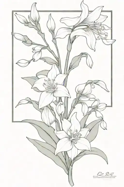 Lily Of The Valley Daffodils Gladiolus Flower Bouquet