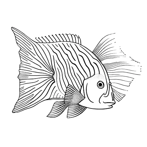 Abstract John Dory Fish