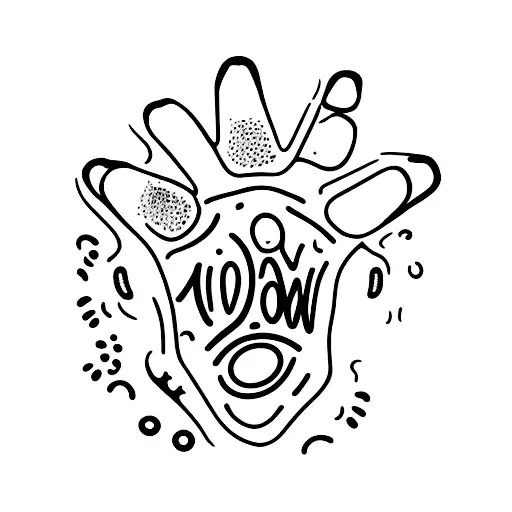 Cat Paw Print For An Inner Wrist