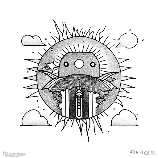 Firefly Mixed Holding The Sun