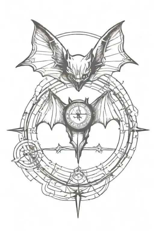 Bat With Compass