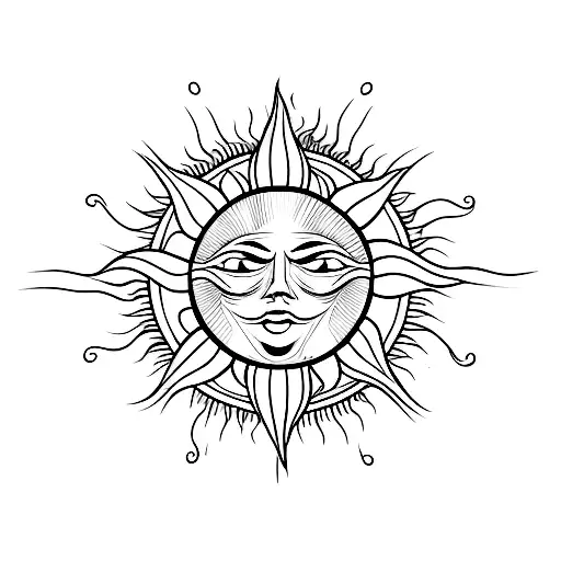 Cross With Sun In The Background And Waves Below