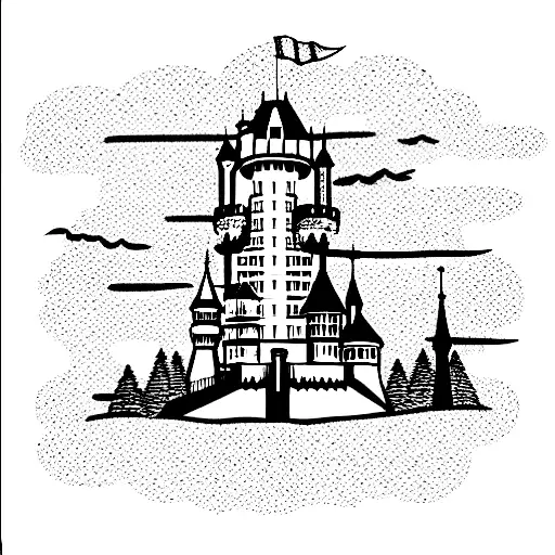 The Tower Of A German Castle