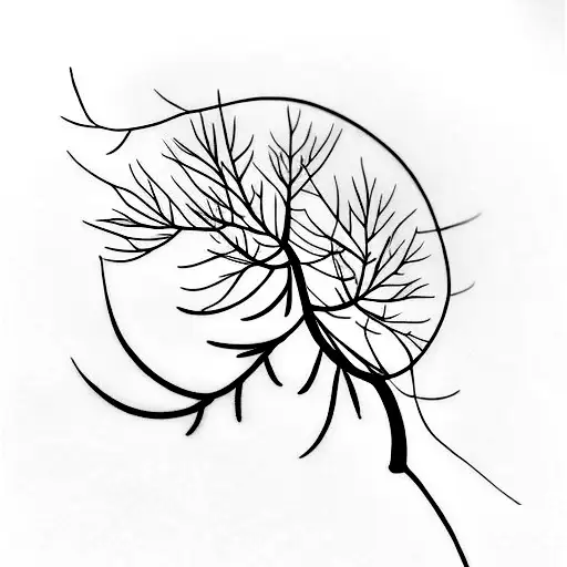 Rowan Berry Tree Branch Small