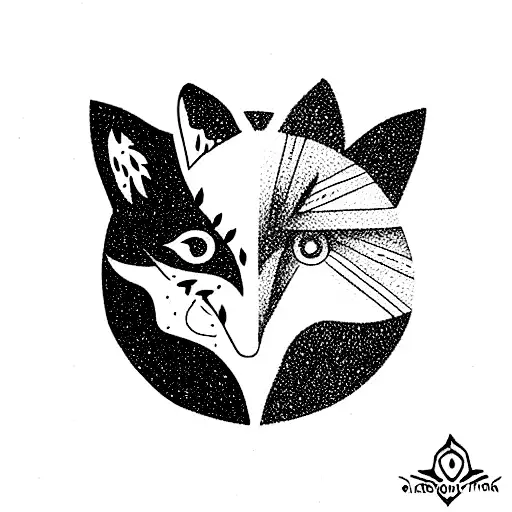 Half Fox Half Plant Alien