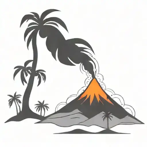 Volcano Palm Tree