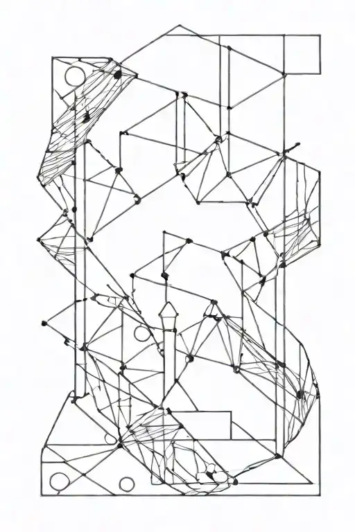 Abstract Geometric Design Inspired By Minimalist Art