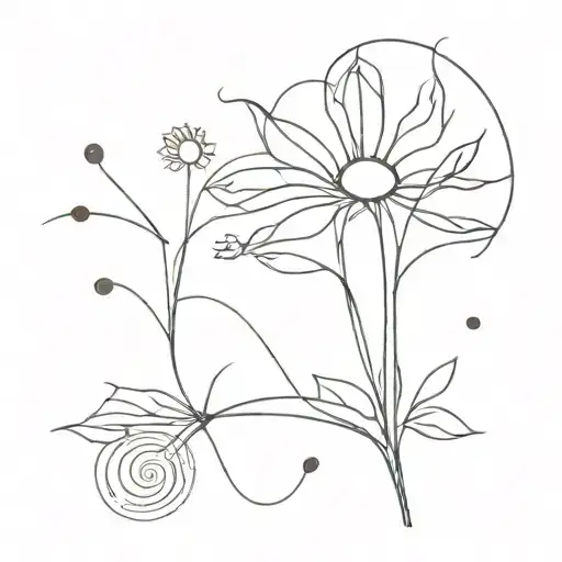 Abstract Interpretation Of Neurons Forming A Sunflower Shape