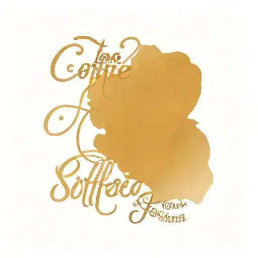 A Tattoo Of A Taylor Swift Lyric Intertwined With Coffee Beans And A Vintage Book