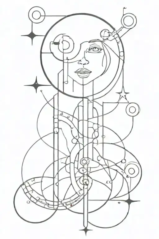 An Abstract Design Incorporating Elements From Tori Amos' Album Covers In A Cohesive Composition