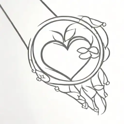 Hollow Broken Heart On Wrist