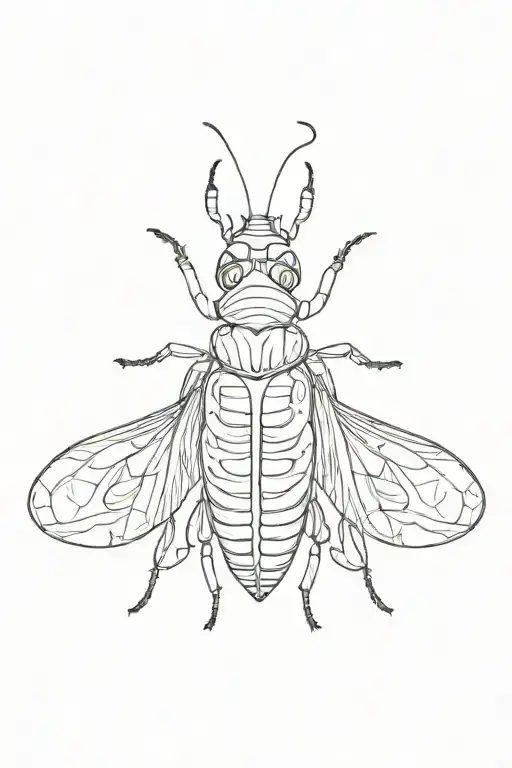 Insect Representing Pain In The Soul