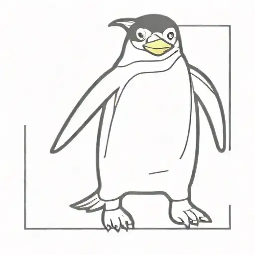 Penguin Driving Nascar