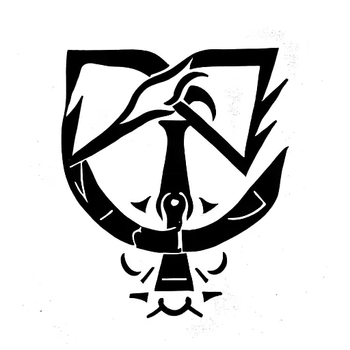 Ankh Symbol And 6 Of Spades