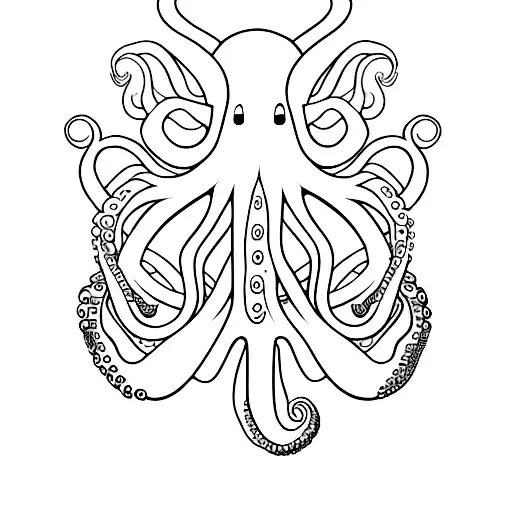 Octopus Hugs Heart