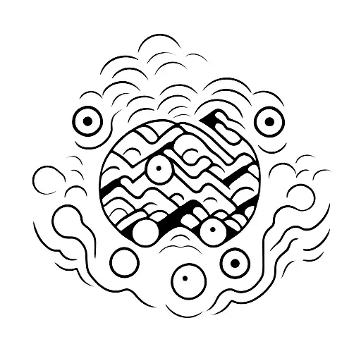 A Dubstep Waveform Forming The Shape Of A Panda