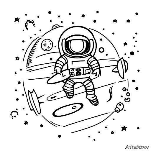 Astronaut In Space
